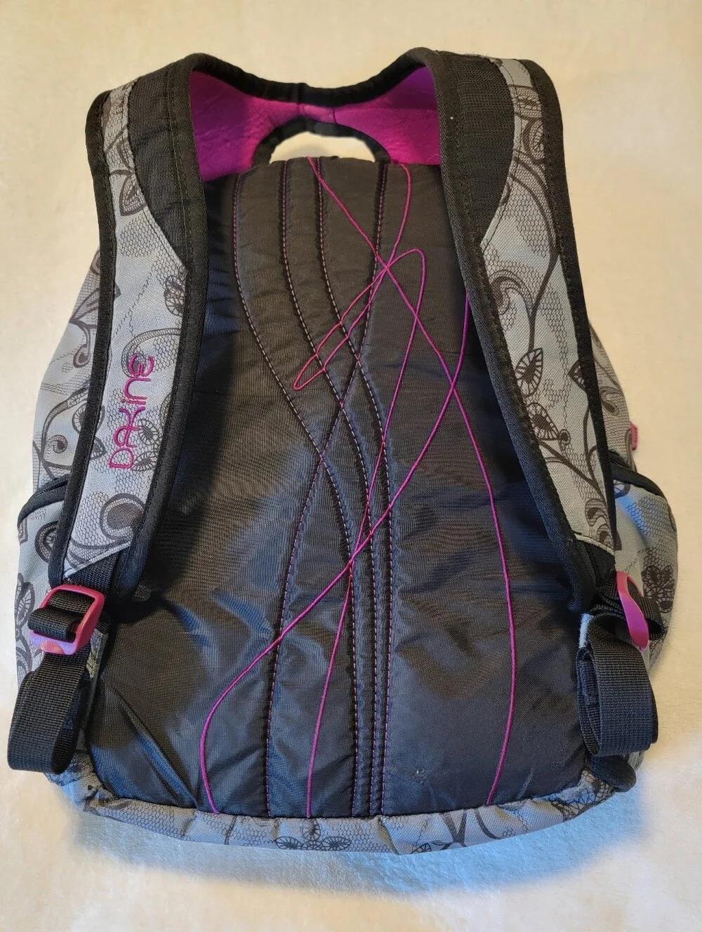 DaKine Prom Black Lace Floral Backpack